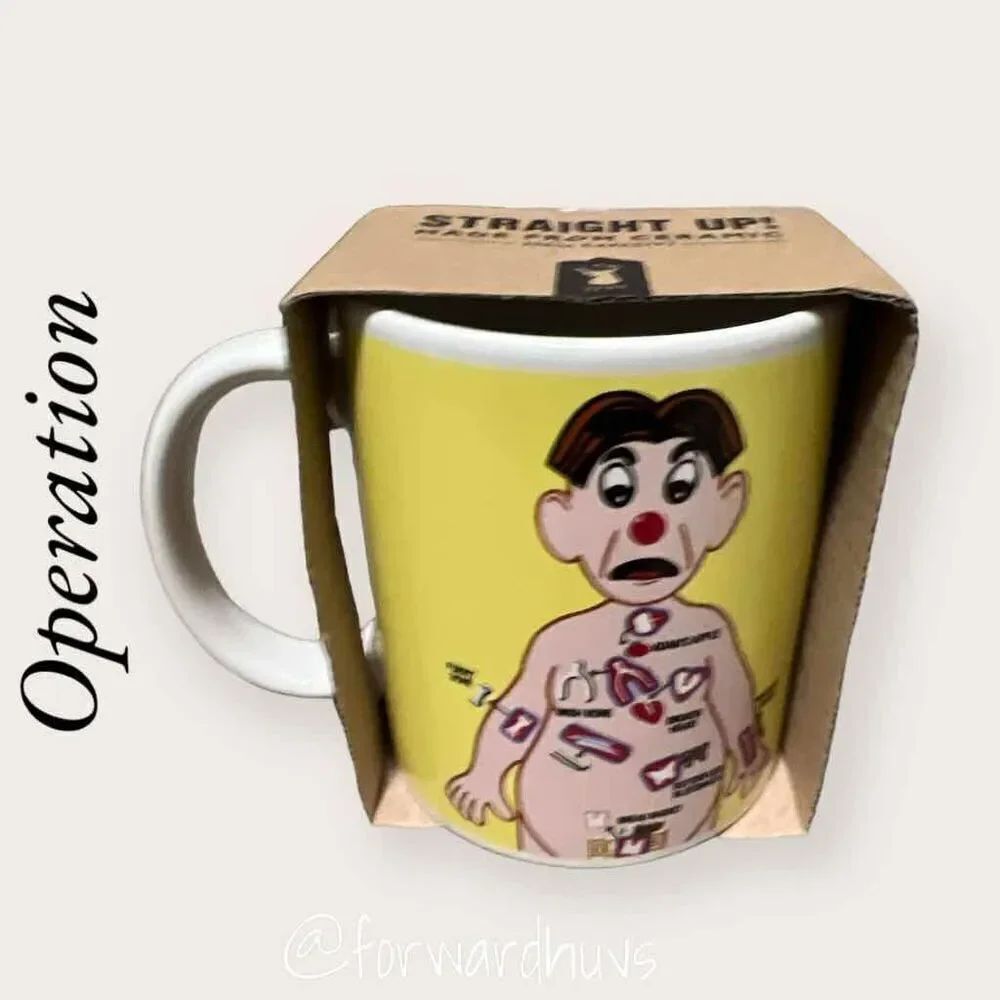 2014 Hasbro Operation Coffee Mug New with Box / Sleeve